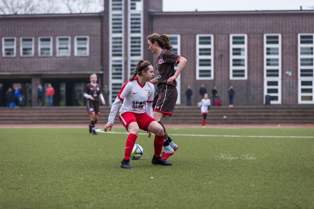 Bild 349 - B-Juniorinnen Walddoerfer - St.Pauli : Ergebnis: 4:1